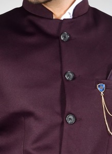 ชุดสูทผู้ชายสีน้ำตาลกาแฟ 2 ชิ้น คุณภาพส่งออก สำหรับงานแต่งงานและงานพิเศษ มีจำหน่ายในราคาส่งออก - Product Image 4