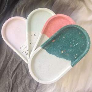 Nuevo diseño, venta al por mayor, bandeja para servir con incrustaciones de resina esmaltada, bandeja de laca OEM, bandeja para servir de Chocolate, bandeja para servir de Ramadán, variedad de colores - Product Image 4