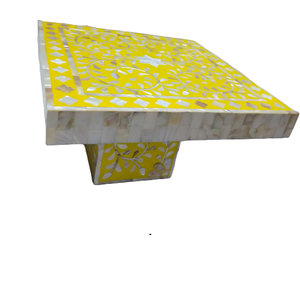 Support à gâteau artisanal sur mesure orné de nacre opulente pour la décoration de la maison de luxe, les événements et les cadeaux festifs - Product Image 2