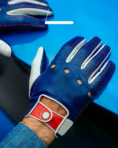 Gants de conduite en cuir de vache personnalisés à logo, très vendus, hautement performants, décontractés et élégants, avec une fonction de sécurité - Product Image 4