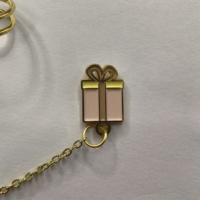 Pin Enamel Kustom Grosir, Pin Enamel Kelinci Balerina, Lencana Logam Paduan Seng Berlapis Emas Grosir untuk Pertunjukan Balet