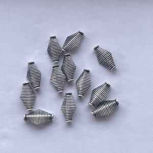 10mm 16mm 925 plata esterlina cometa ataúd hecho a mano cuentas oxidadas hallazgos espaciadores gran agujero DIY del fabricante en línea India - Product Image 2