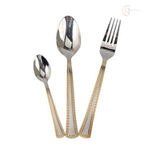 Ensemble de couverts décoratifs pour une présentation de table élégante |   Couverts élégants en acier inoxydable - Product Image 1