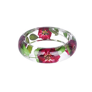 Pulsera y brazalete de resina epoxi para mujer, joyería de resina de la mejor calidad, con forma redonda, precio barato - Product Image 6
