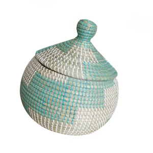 Paniers de rangement en bambou pratiques faits à la main Organisation de la maison Boîtes de rangement et bacs pour articles divers - Product Image 1