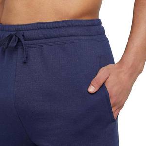 <b>Navy</b> Blue OEM Custom Made High Quality Lightweight <b>Men's</b> Cotton Breathable Mid Waist Elastic Waist Trouser - Product Image 5