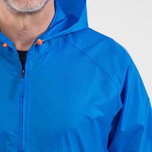 แจ็กเก็ตกันฝนระบายอากาศได้ดีเสื้อแจ็กเก็ตกันฝนสีแบบลำลองทรงสลิมฟิต - Product Image 5