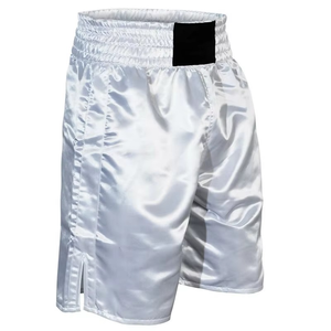 Pantalones Cortos de Boxeo de Artes Marciales Mixtas Unisex para Adultos, 100% Poliéster, Ligeros, Transpirables, con Logotipo Frontal - Product Image 4
