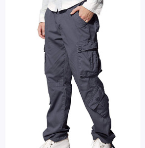 Pantalones Cargo Ligeros con Logotipo Personalizado al por Mayor, Ocho Bolsillos, Algodón de Alta Calidad, Resistentes al Viento, Transpirables, Casuales - Product Image 3