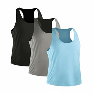 Camisetas sin mangas transpirables de talla grande para hombre, material suave y ligero, perfectas para usar durante todo el día, calor de verano y actividades activas al aire libre - Product Image 1