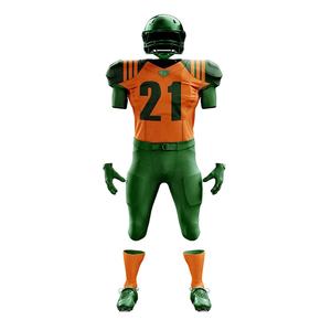 Uniforme confortable de maillot de football américain de style le plus récent avec sublimation et techniques imprimées - Product Image 3