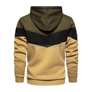 Sweat à capuche tendance à demi-zip pour homme, vêtement d'extérieur unisexe pour l'hiver, avec tissu imprimé, style pulsé, design élégant à capuche - Product Image 6