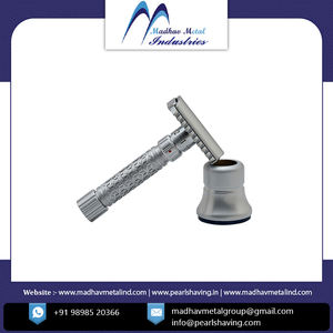 Flexi Open Comb Acero inoxidable Doble filo Maquinilla de afeitar clásica ajustable Madhav Metal Marca de proveedor indio - Product Image 2