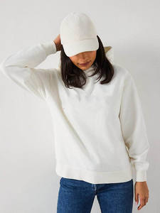 Venta al por mayor Premium White Women's Classic Hoodie High Quality Top Selling Anti-Wrinkle and Breathable Blank Hoodies For Women - Product Image 3