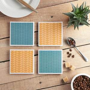 COOI DESIGN UNIQUE SOUS-VERRE EN RÉSINE DE BOIS EPOXY pour café, thé, boisson, tasse à thé carrée ronde en bois personnalisée - Product Image 6