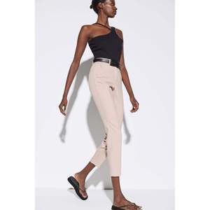 Pantalons en tissu taille haute - Product Image 3