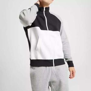 Offre Spéciale – Survêtement d'entraînement personnalisé pour homme, coupe ajustée, manches longues, brodé, à capuche, 100 % coton polaire respirant - Product Image 3