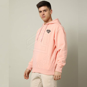Sweats à capuche pour hommes couleur unie vierge grande taille sweat à capuche thermique pour hommes fabriqué au Pakistan - Product Image 4