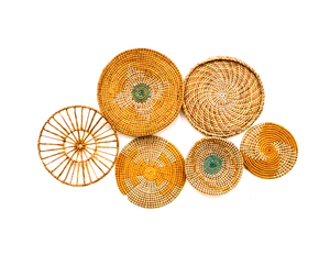 Lleva la Vida Costera a Casa con la Placa Decorativa Colgante de Pasto Marino Hecha a Mano en Vietnam, Perfecta para Decoración de Paredes de Estilo Bohemio Moderno - Product Image 6