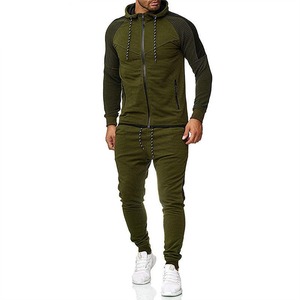 Venta caliente logotipo personalizado Tech Fleece Jogging chándal conjunto 100% algodón cremallera completa Sudadera con capucha pantalones de chándal transpirable invierno ejercicio desgaste - Product Image 5