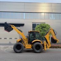 Tractopelle robuste RG-388-4AM 91KW Diesel 4WS, Remise sur commande en gros, Direct usine, OEM pour travaux routiers