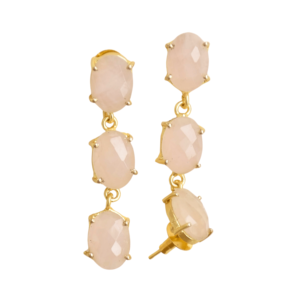 Aretes de Aro de Latón al por Mayor, Joyería de Piedras Preciosas Auténticas Naturales, Acabado de Latón Antiguo, Sin Níquel, Duraderos, Listos para Enviar al por Mayor - Product Image 2