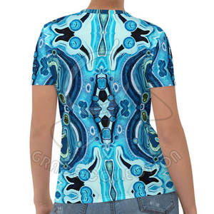 Ropa al por mayor Camiseta personalizada Diseño de impresión con diseño personalizado Camisetas de mujer Impresión personalizada - Product Image 2