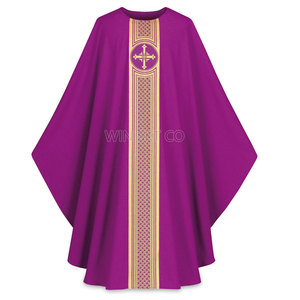Chasuble de prêtre sur mesure à bas prix Logo personnalisé de haute qualité Service OEM Top tendance - Product Image 1