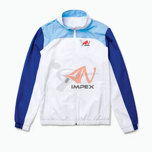 Ensemble survêtement en nylon personnalisé pour homme, veste zippée, jogging, ensemble de survêtement, logo brodé, vêtements de sport décontractés, ensemble coupe-vent pour homme - Product Image 2