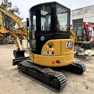 Mini pelleteuse d'occasion CAT 303.5 fabriquée au Japon, 3 tonnes, 3,5 tonnes, 4 tonnes, pelle sur chenilles à moteur Epa, chenille utilisée - Product Image 2
