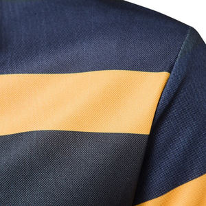 Polo clásico de algodón de manga corta con logotipo personalizado bordado, transpirable, informal, apto para hombres, estilo de ropa de trabajo - Product Image 3