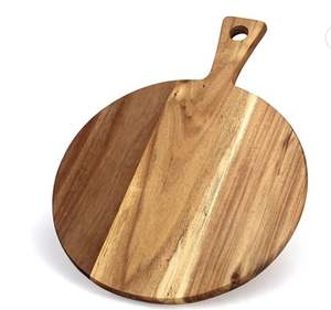 Planche à découper en bois AXIOM - Écologique, taille personnalisable, logo, épaisseur de 1,5 cm, construction antidérapante et équilibrée pour fruits, légumes et viande - Product Image 5