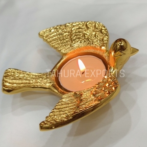Fresh Arrival Decorative Collection of Latest Bird Tabletop Decoration Golden <b>Tea</b> Light <b>Candle</b> Holder for Export From India - Product Image 4