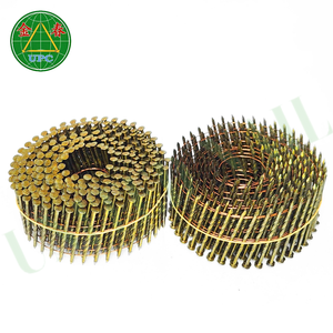 Galvanized Carbon Steel Coil <b>Nails</b> With Sharp Edges Screw Shank Type Checkered Head Style Construction Best Seller From Vietnam - Product Image 5