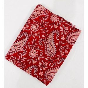 Tay khối in vải cotton mùa hè váy maxi váy làm khối in sân bán buôn 100% cotton mềm vải hoa - Product Image 5