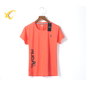 003-เสื้อยืดแฟชั่นสำหรับผู้หญิงเสื้อยืดลำลองแขนสั้นสำหรับใส่เล่นโยคะวิ่งออกกำลังกาย - Product Image 3
