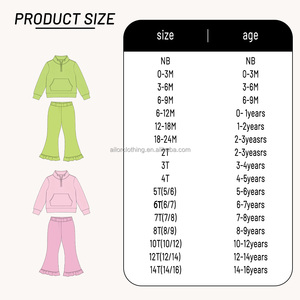 Ensemble deux pièces pour filles : sweat-shirt à col zippé et pantalon évasé en tissu de yoga, tenue décontractée pour l'école - Product Image 5