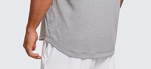 Venta al por mayor personalizado en blanco impreso 100% poliéster hombres camisetas de gran tamaño de BD - Product Image 3