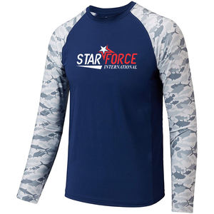 เสื้อตกปลา UPF50 + กันแดดสำหรับผู้ชายเสื้อผ้าตกปลาผ้ายืดได้ - Product Image 6