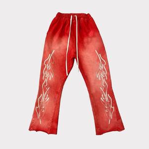 ¡Novedad de 2024! Pantalones para hombre, elegantes pantalones acampanados de algodón lavado, pantalones acampanados para hombre, producto de Venta caliente a precio barato - Product Image 2