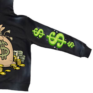 Sweat à capuche zippé pour homme en molleton mélangé de coton, délavé à l'acide, couleur unie, grande taille, coupe oversize, poche kangourou, grammage lourd - Product Image 5