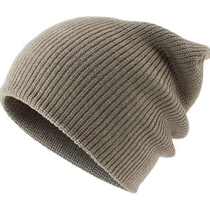 Bonnets en matière extensible douce 100% acrylique respirant tricot d'hiver unisexe style streetwear broderie 3D lettre décontracté extérieur - Product Image 2