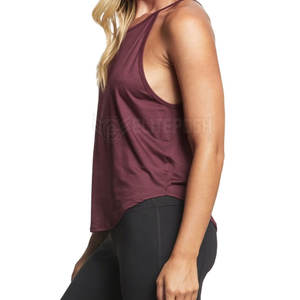 High Quality Women's Sleeveless Gym <b>Tank</b> <b>Tops</b> New Arrival Casual Style XS Breathable Cotton Polyester <b>Lace</b> Custom Logo Stock - Product Image 3