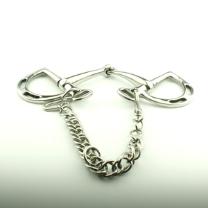 อุปกรณ์ขี่ม้าสแตนเลสบิตผลิตภัณฑ์ขี่ม้าดีไซน์ใหม่ - Product Image 6