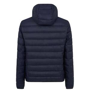 Chaquetas acolchadas de invierno Unisex de Color azul marino burbuja impermeable de alta calidad Reversible transpirable con capucha adultos frente - Product Image 5