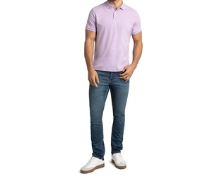 Polo pour homme de qualité supérieure, col uni, blanc, unisexe, polo brodé pour logo personnalisé, t-shirt pour homme - Product Image 1
