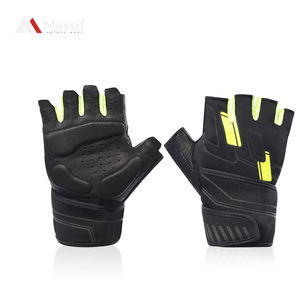 Guantes de entrenamiento para levantamiento de pesas con soporte para muñeca Guantes de gimnasio para hombres y mujeres - Product Image 2
