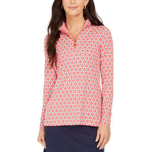 Maglione da donna Charter Club XX-Large con mezza zip, 100% cashmere, stampa a righe, traspirante, lavorato a maglia, twinset per stile casual invernale, modello lungo - Product Image 1