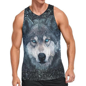 2025 nouveauté hommes décontracté débardeur personnalisé couleur unie séchage rapide et respirant tricoté armure en gros - Product Image 4