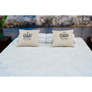 Colchón de doble cara con tela de terciopelo de lujo, colchón de resortes, acolchado Euro Top, colchón American Star Victoria. - Product Image 2